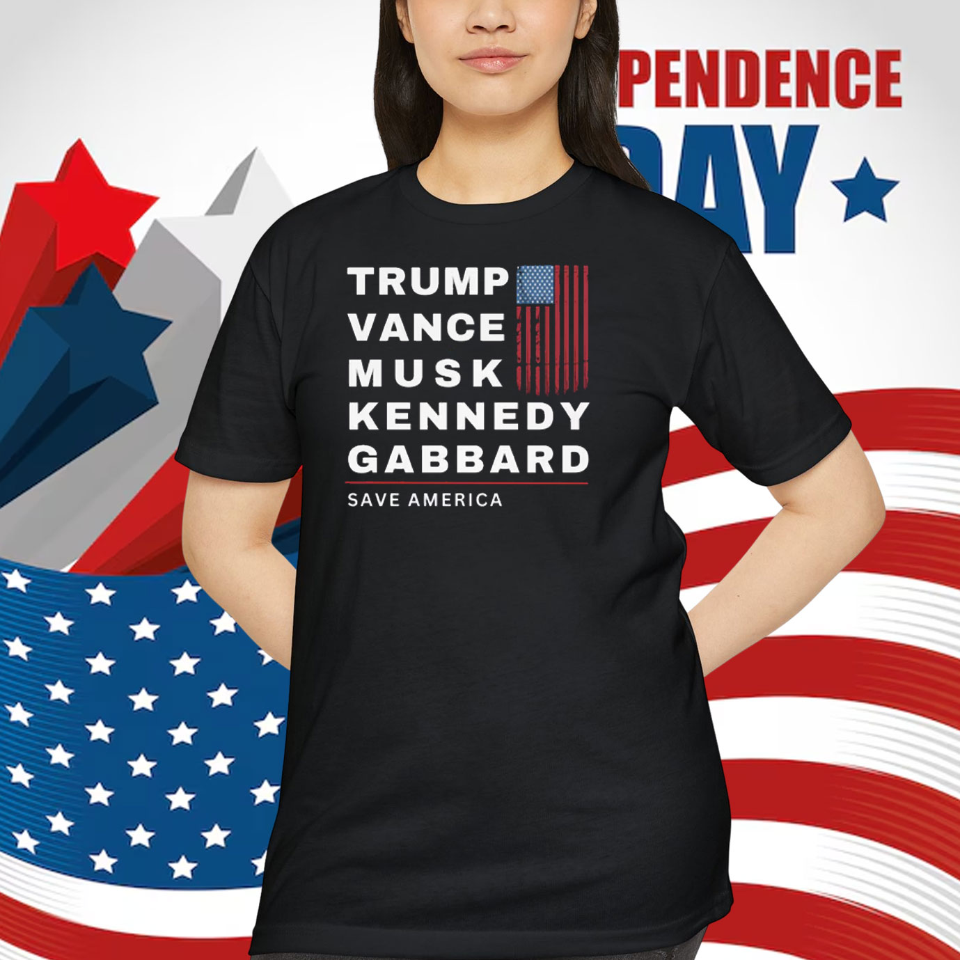 Trump Vance Musk Kennedy Gabbard Save America 2024 Shirt