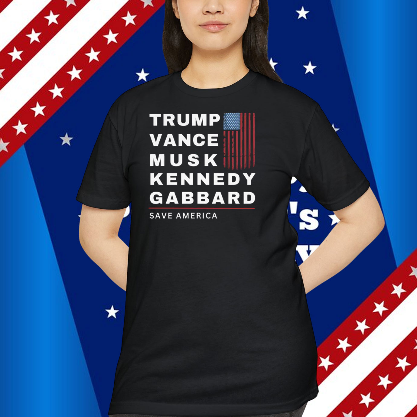 Trump Vance Musk Kennedy Gabbard Save America Shirt