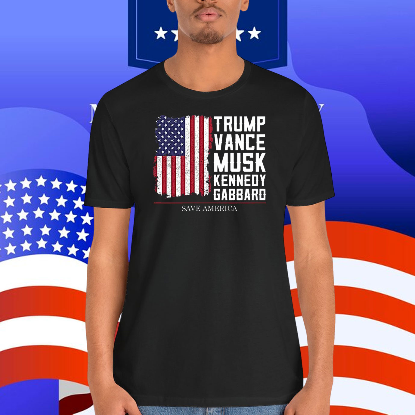 Trump Vance Musk Kennedy Gabbard Save America T-Shirt