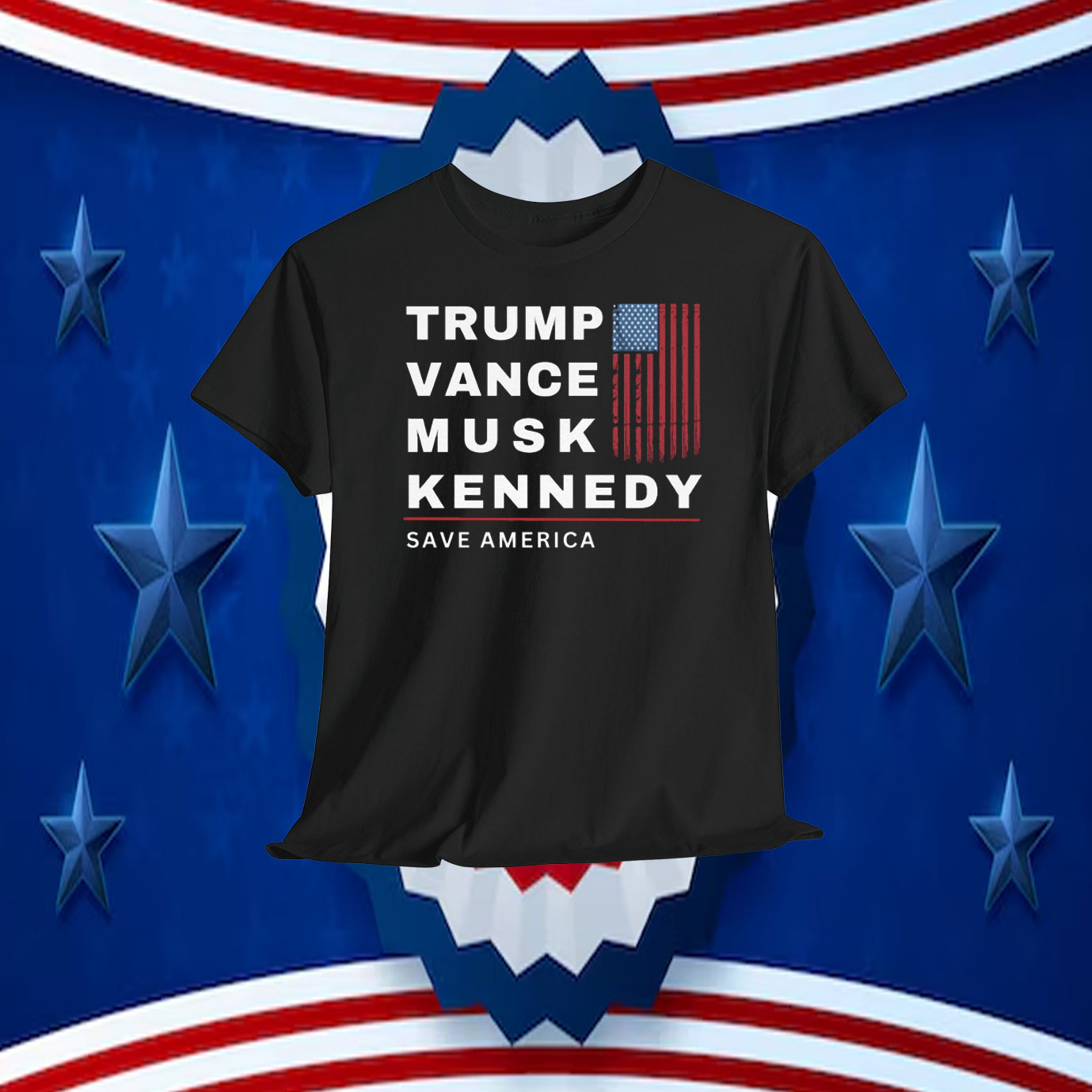 Trump Vance Musk Kennedy Save America Shirt