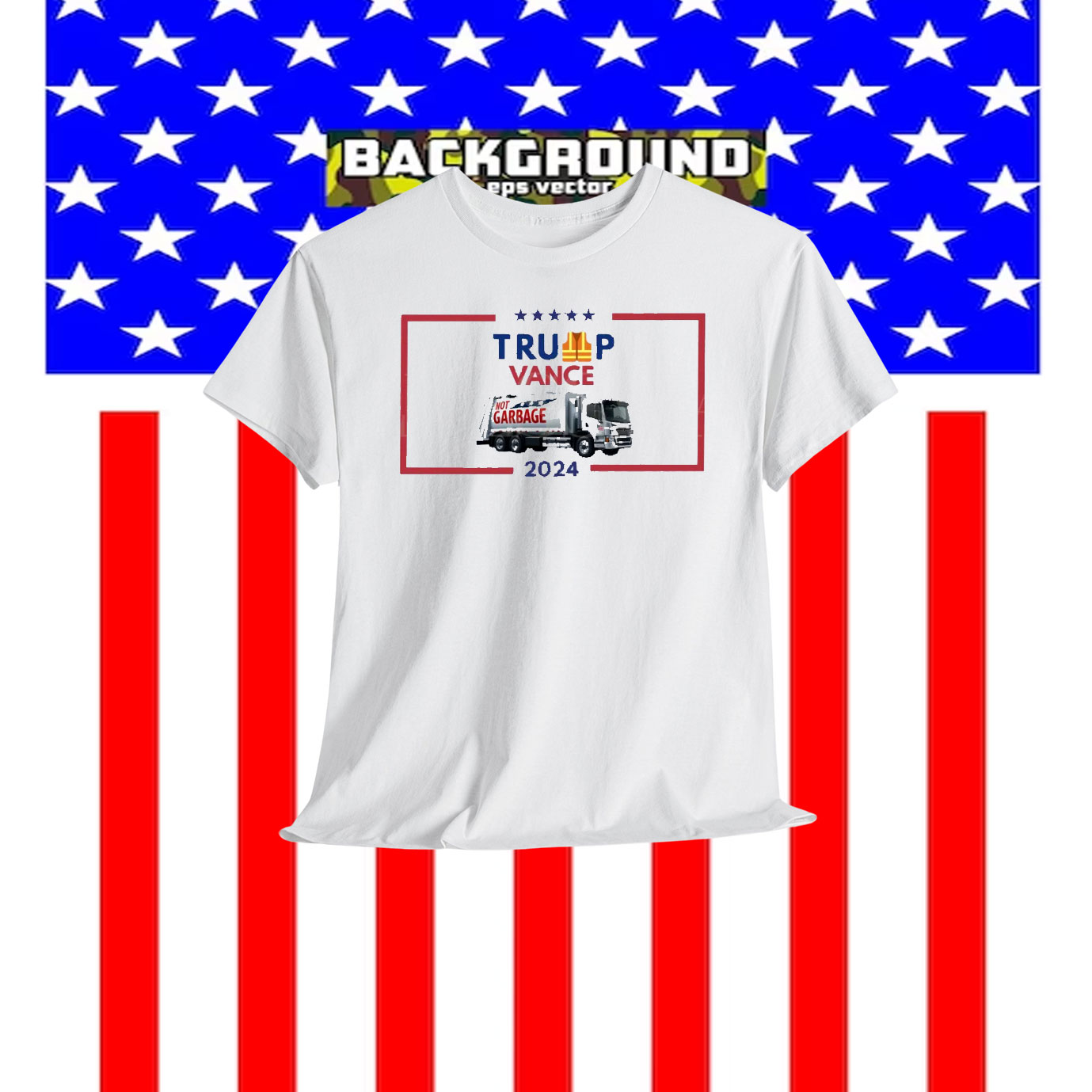 Trump Vance Not Garbage 2024 Shirt