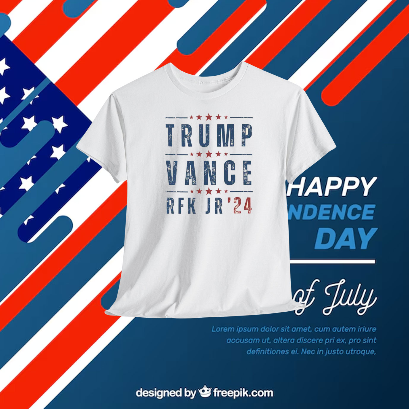 Trump Vance RFK Jr '24 Shirts