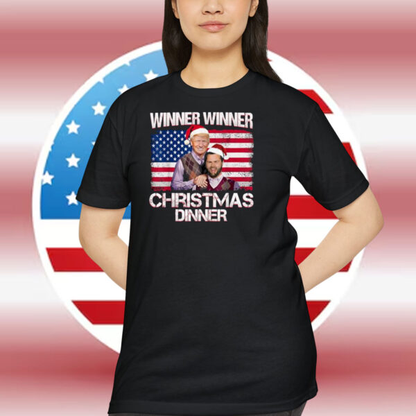 Trump Vance Winner Winner Christmas Dinner Shirt