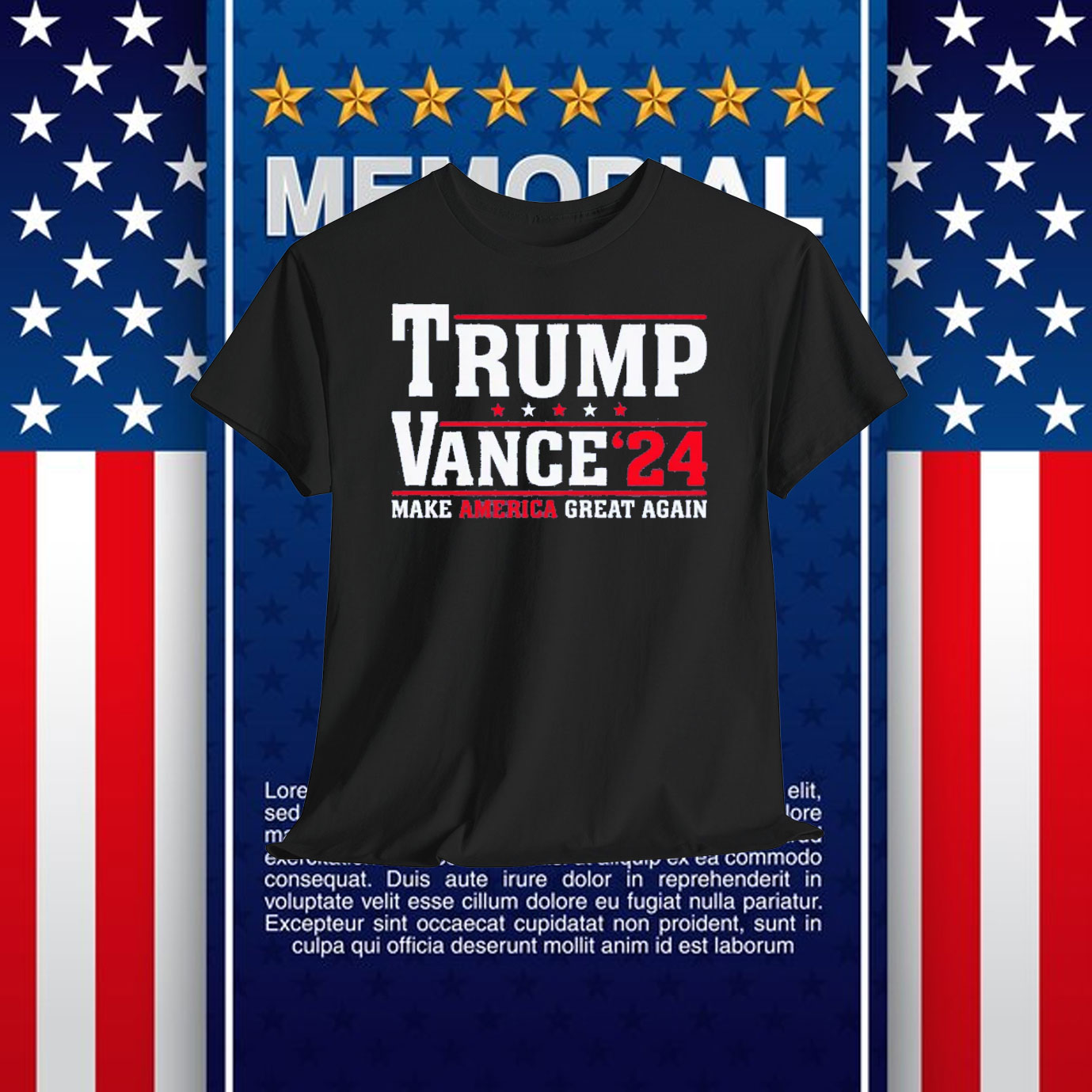 Trump Vance'24 Make America Great Again Unisex Shirt