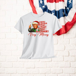 Trump Very Demure Very Cutesy Very President Very Merry Shirt