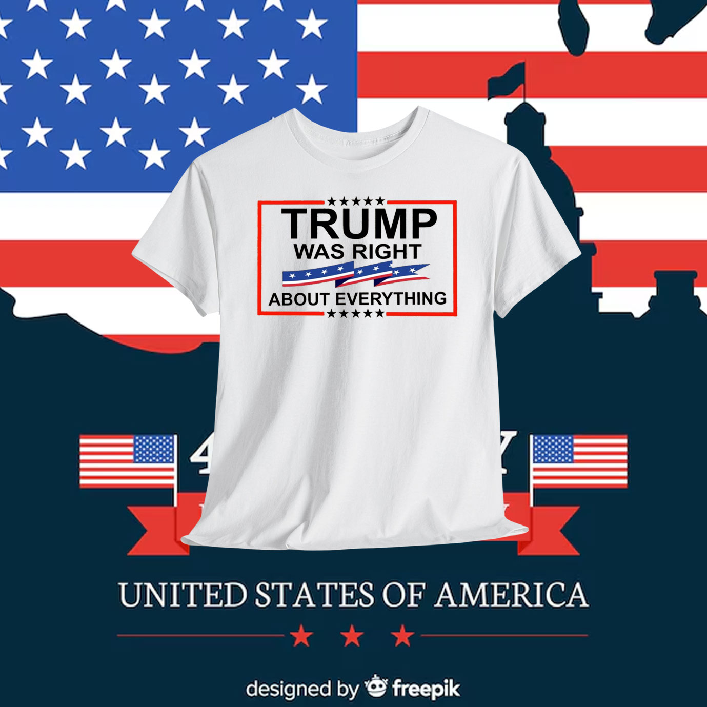 Trump Was Right About Everything 2024 Shirt