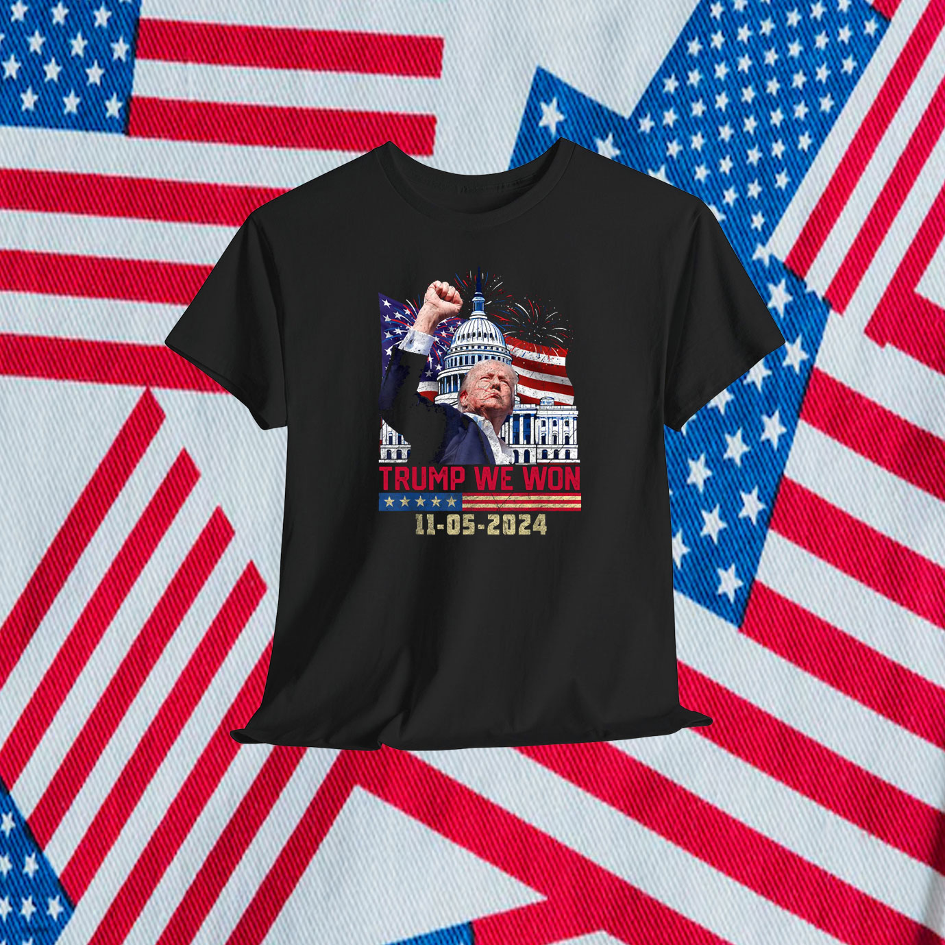 Trump We Won 11-5-2024 Shirt