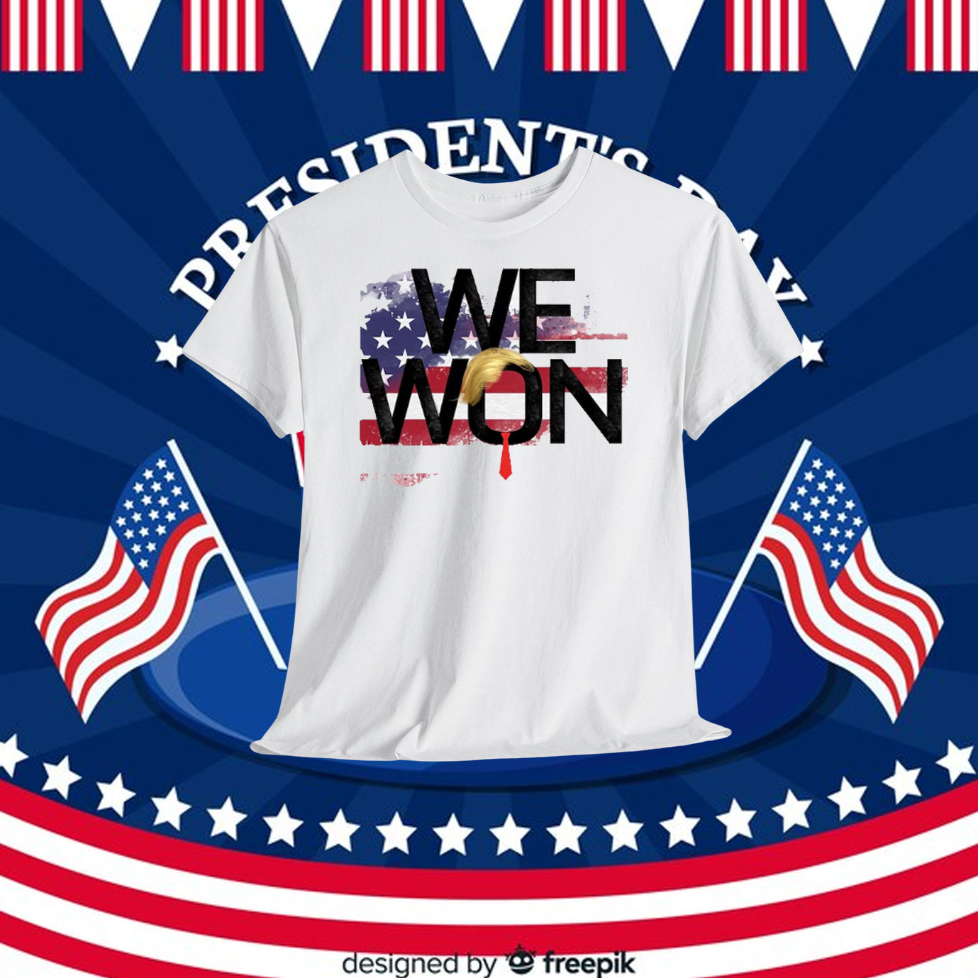 Trump We Won 2024 President Shirt