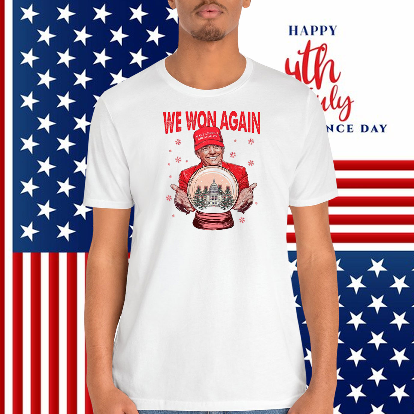 Trump We Won Again President Shirts