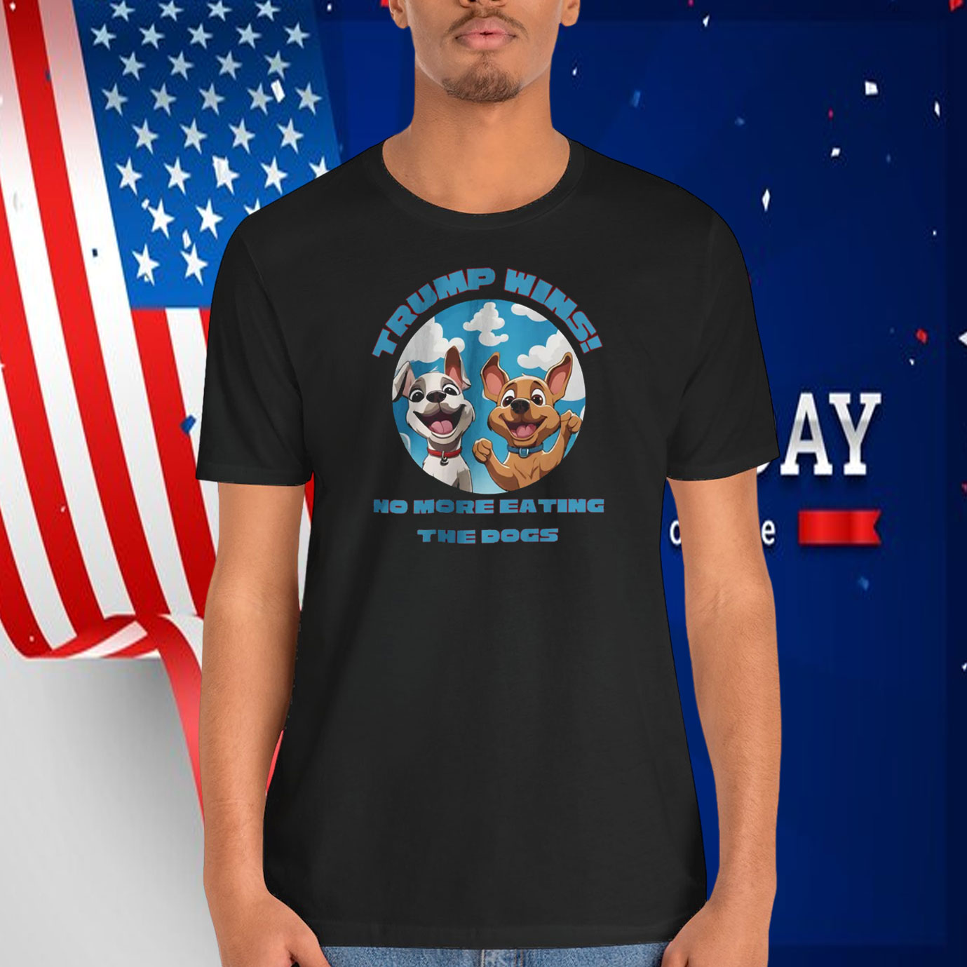 Trump Wins! No More Eating The Dogs Shirt