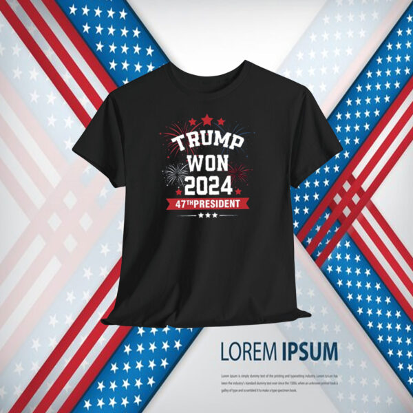 Trump Won 2024 47TH President Shirt