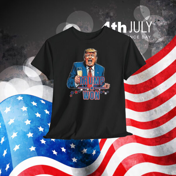 Trump Won 2024 America Election Shirts
