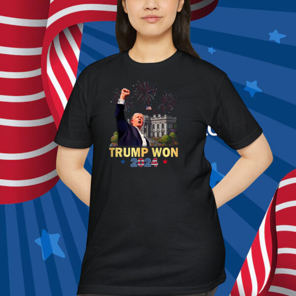 Trump Won 2024 Victory America T-Shirt