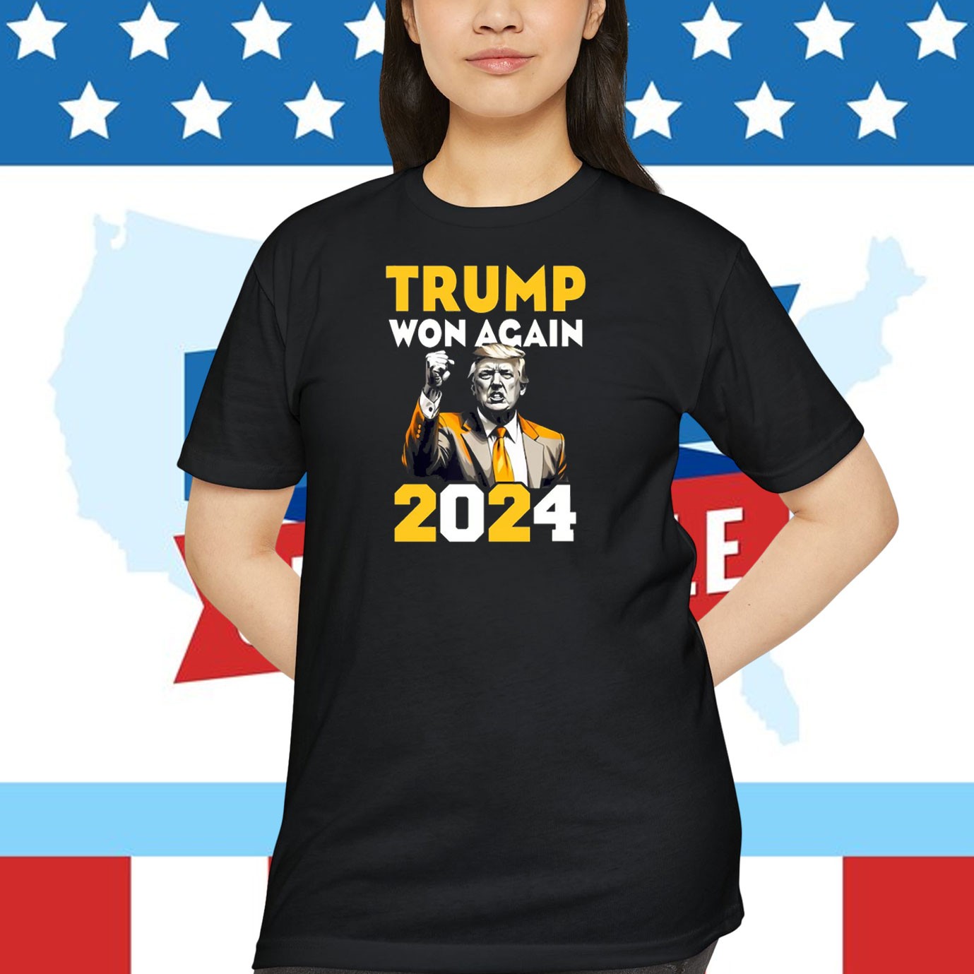 Trump Won Again 2024 47 President Shirt