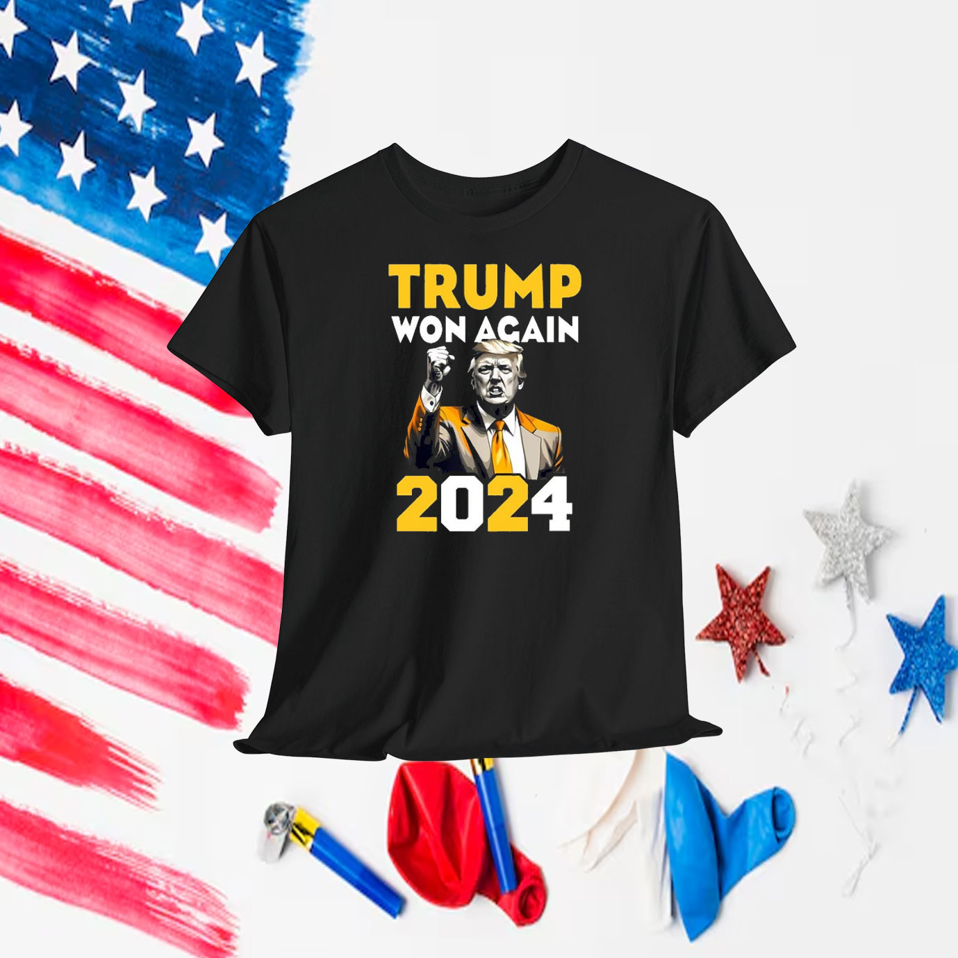 Trump Won Again 2024 America Shirt