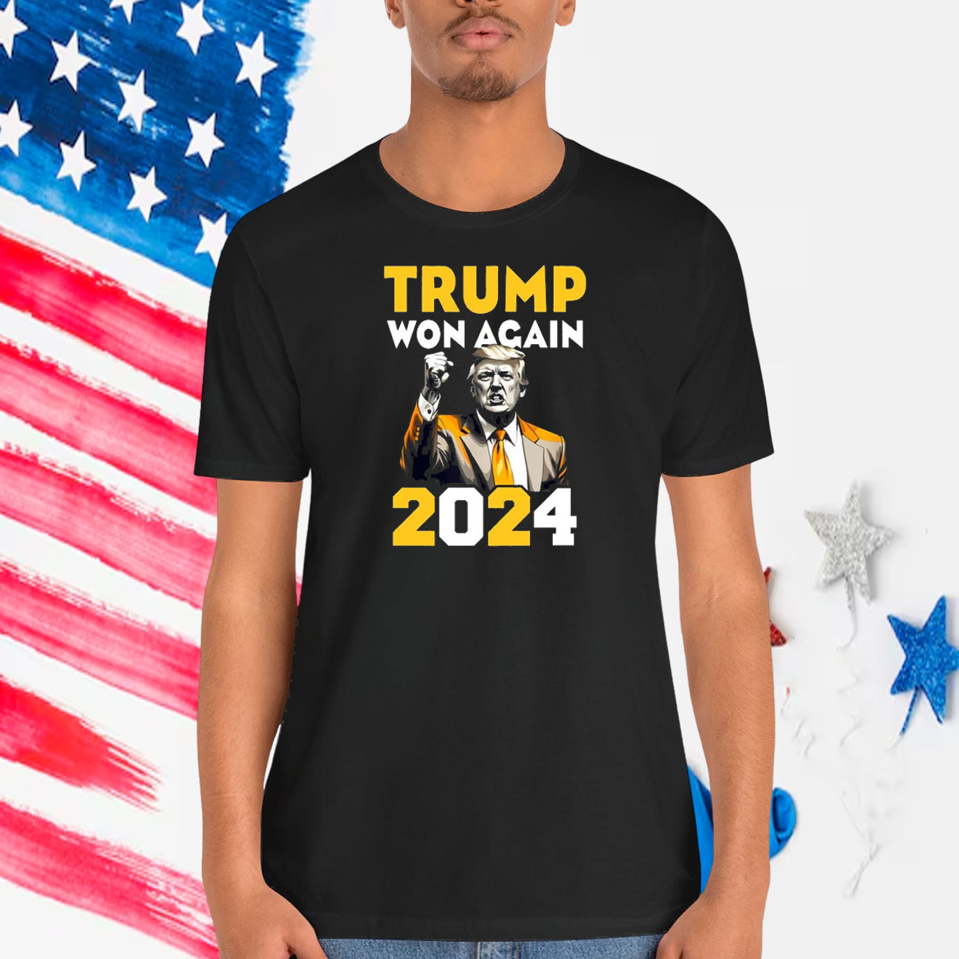 Trump Won Again 2024 America Shirt