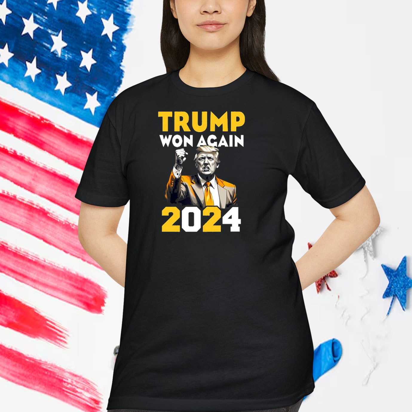Trump Won Again 2024 America Shirt