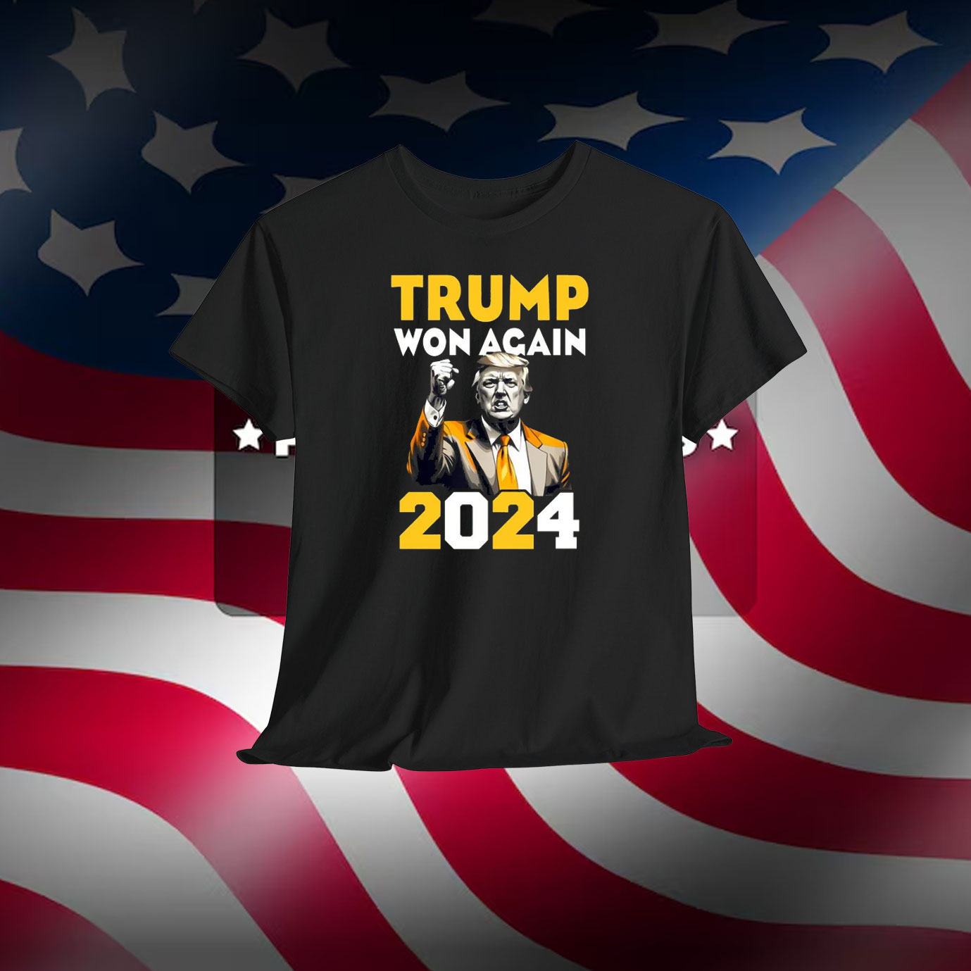Trump Won Again 2024 Election President Shirt
