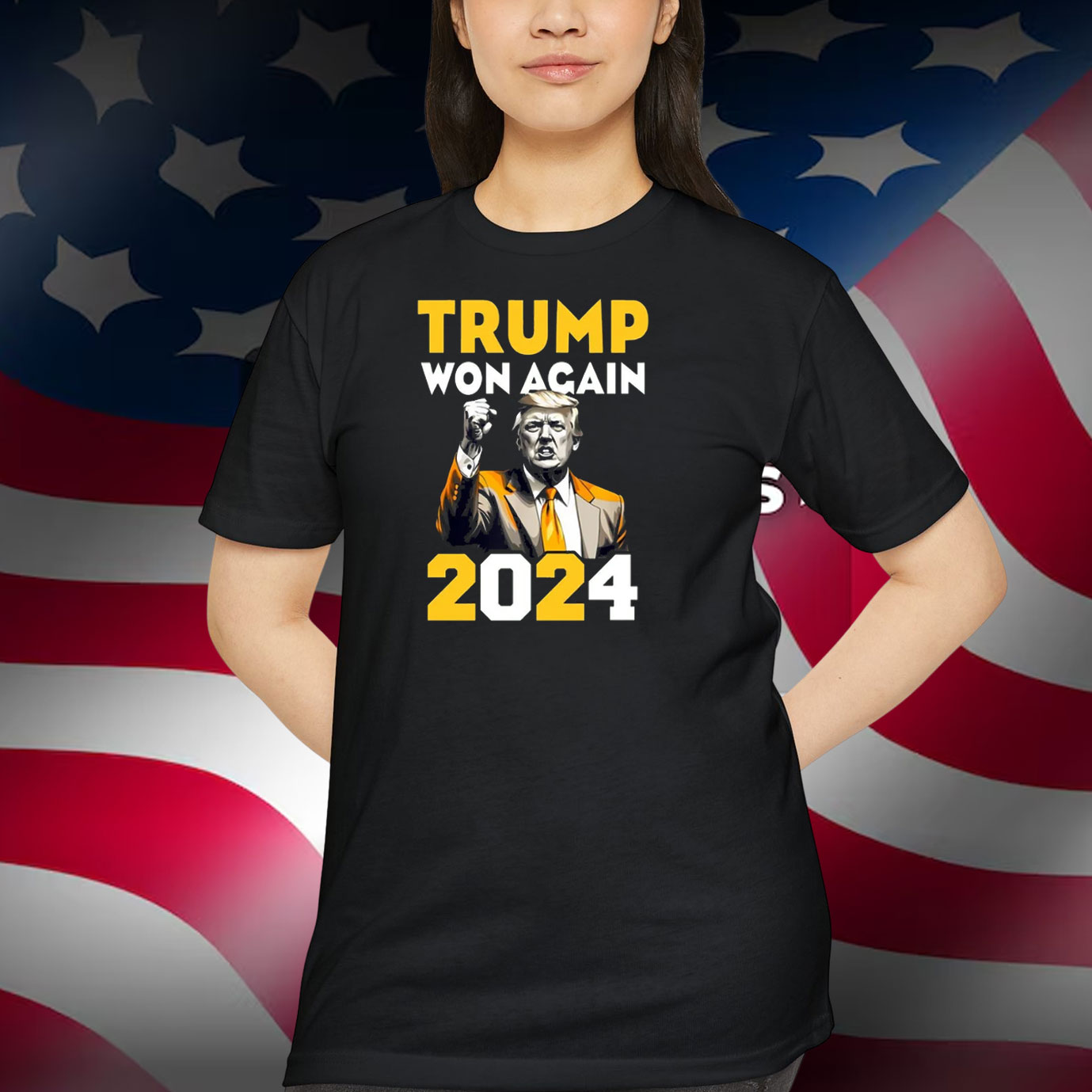 Trump Won Again 2024 Election President Shirt
