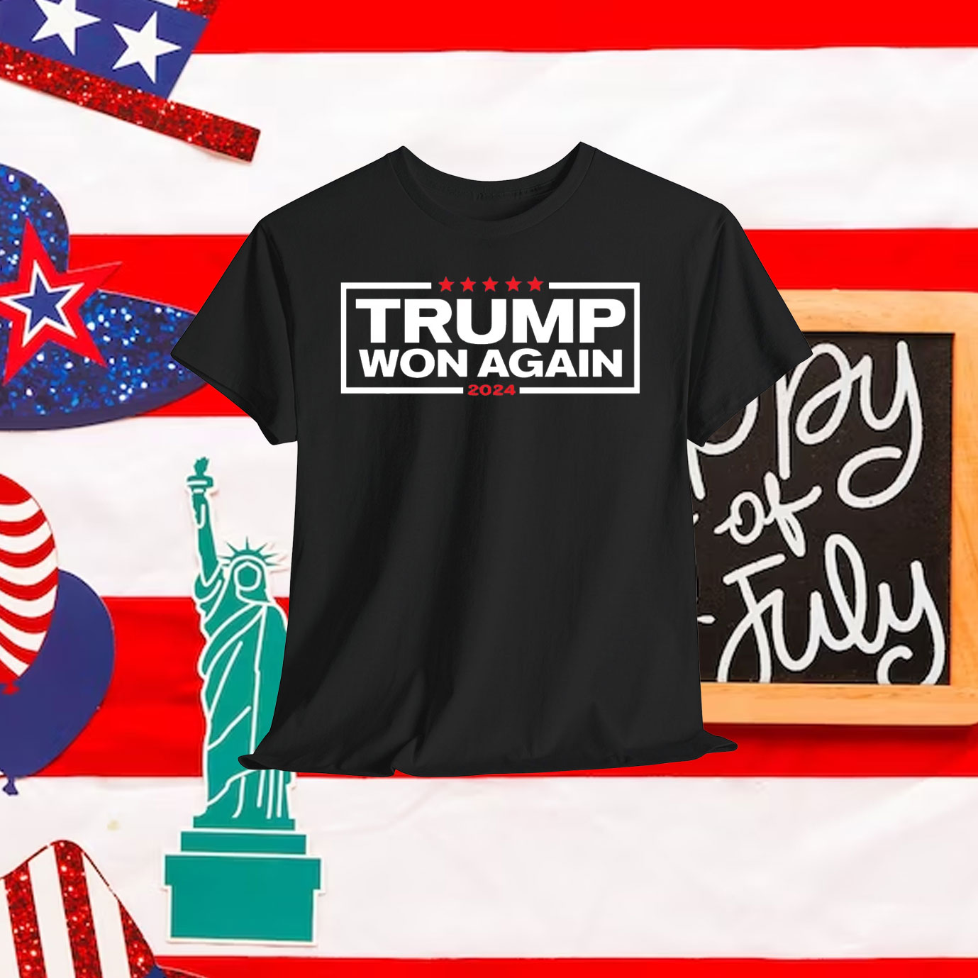 Trump Won Again 2024 Election Shirts