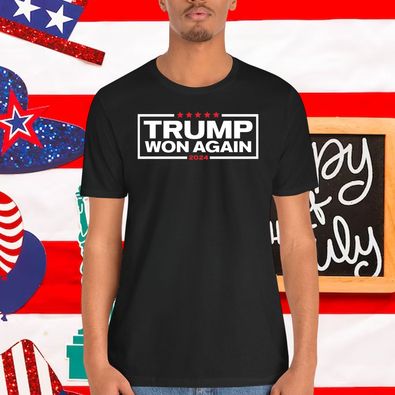 Trump Won Again 2024 Election Shirts
