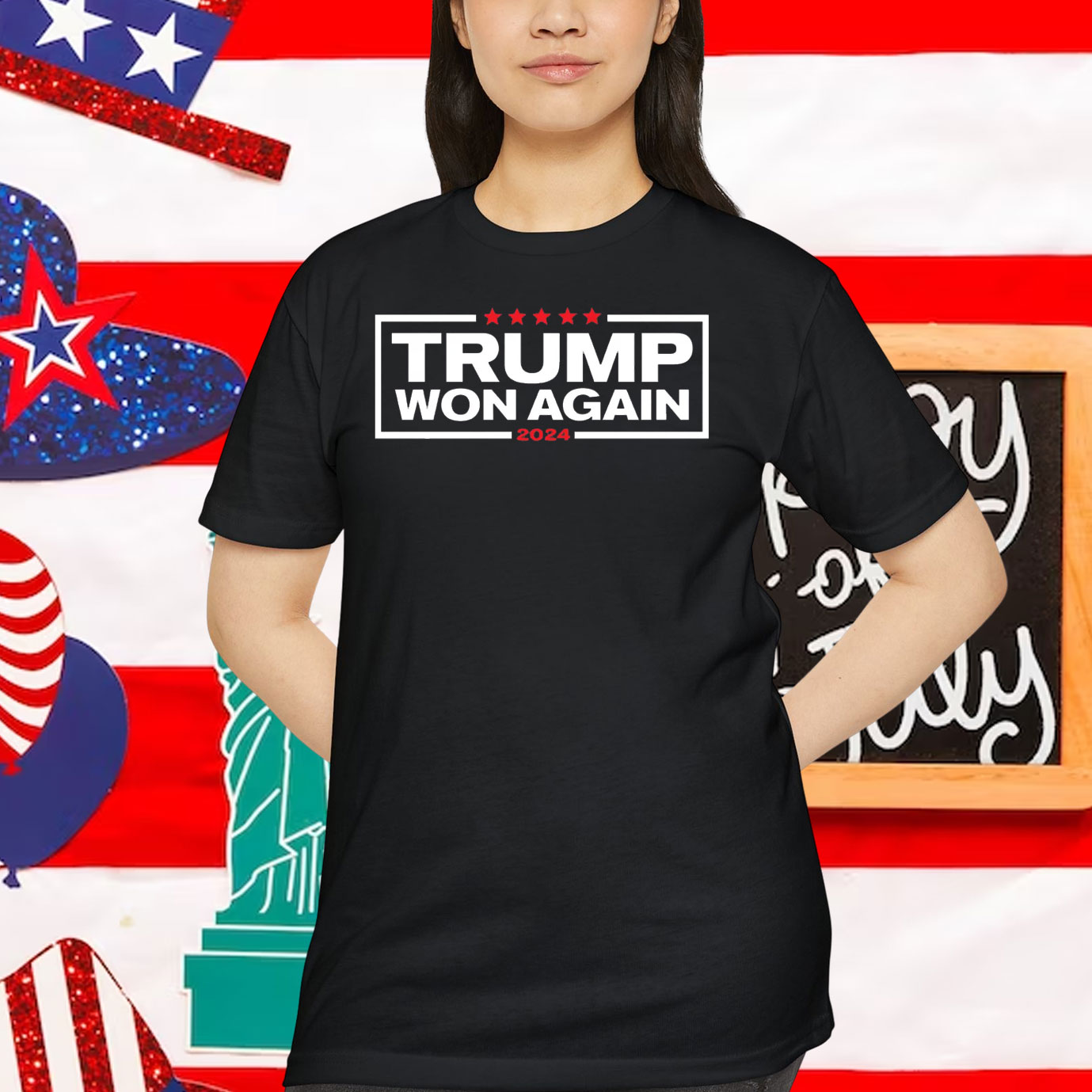 Trump Won Again 2024 Election Shirts