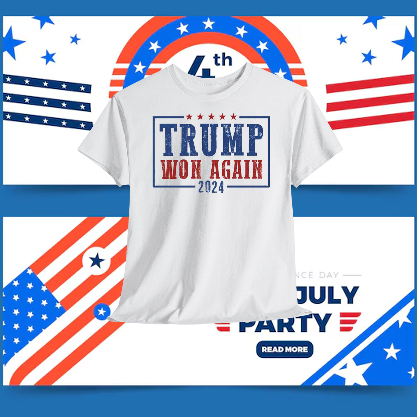 Trump Won Again 2024 Unisex Shirts
