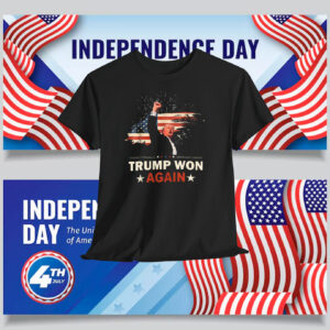Trump Won Again America 2024 Shirt