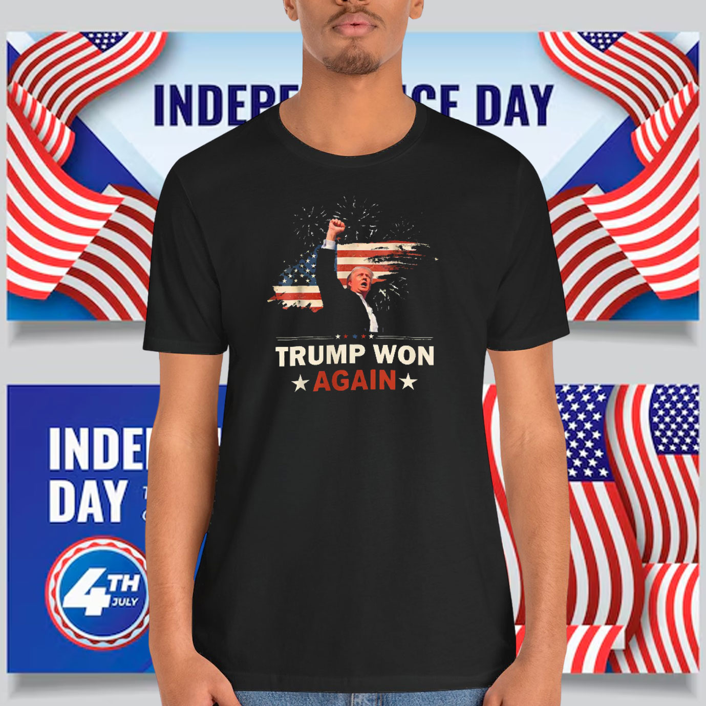 Trump Won Again America 2024 Shirt