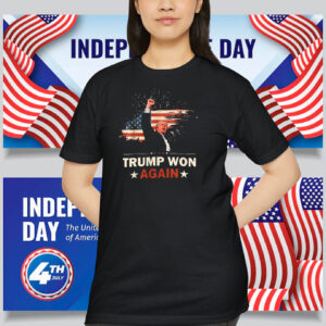 Trump Won Again America 2024 Shirt