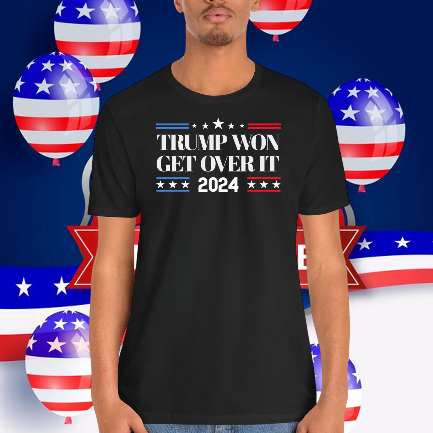 Trump Won Get Over It 2024 Election Shirt