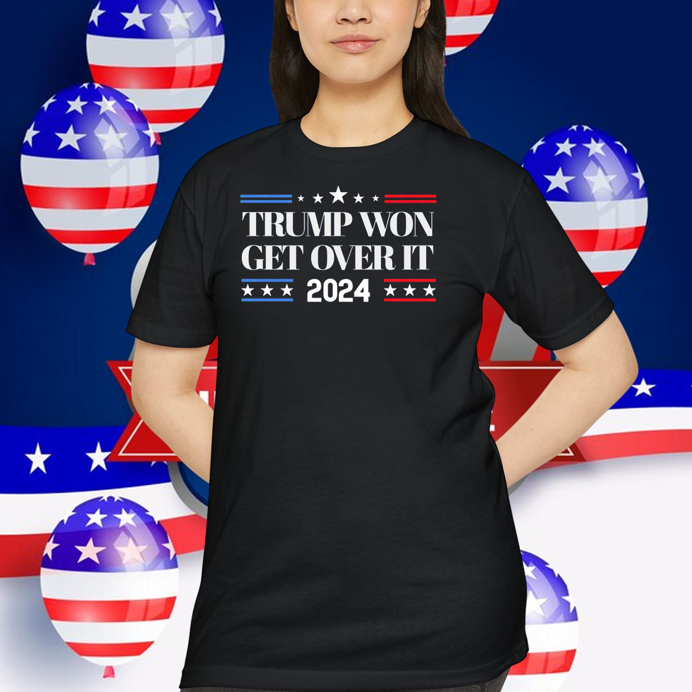 Trump Won Get Over It 2024 Election Shirt