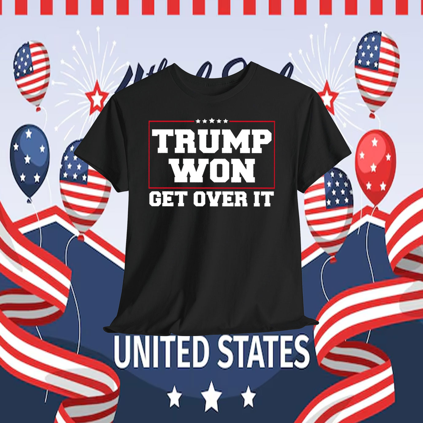 Trump Won Get Over It 2024 Shirt