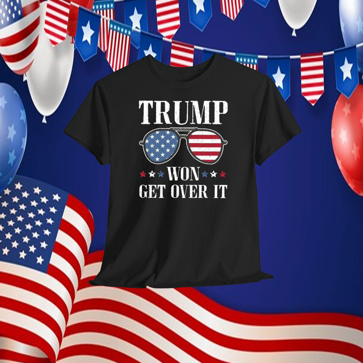 Trump Won Get Over It 2024 Shirts