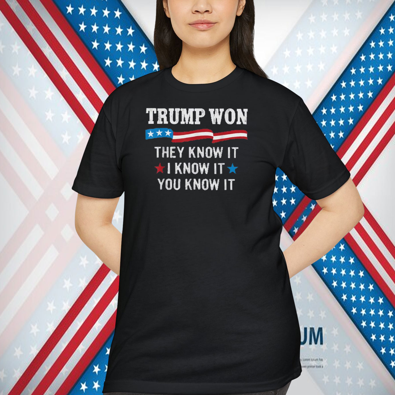 Trump Won They Know It I Know It You Know It 2024 Shirt