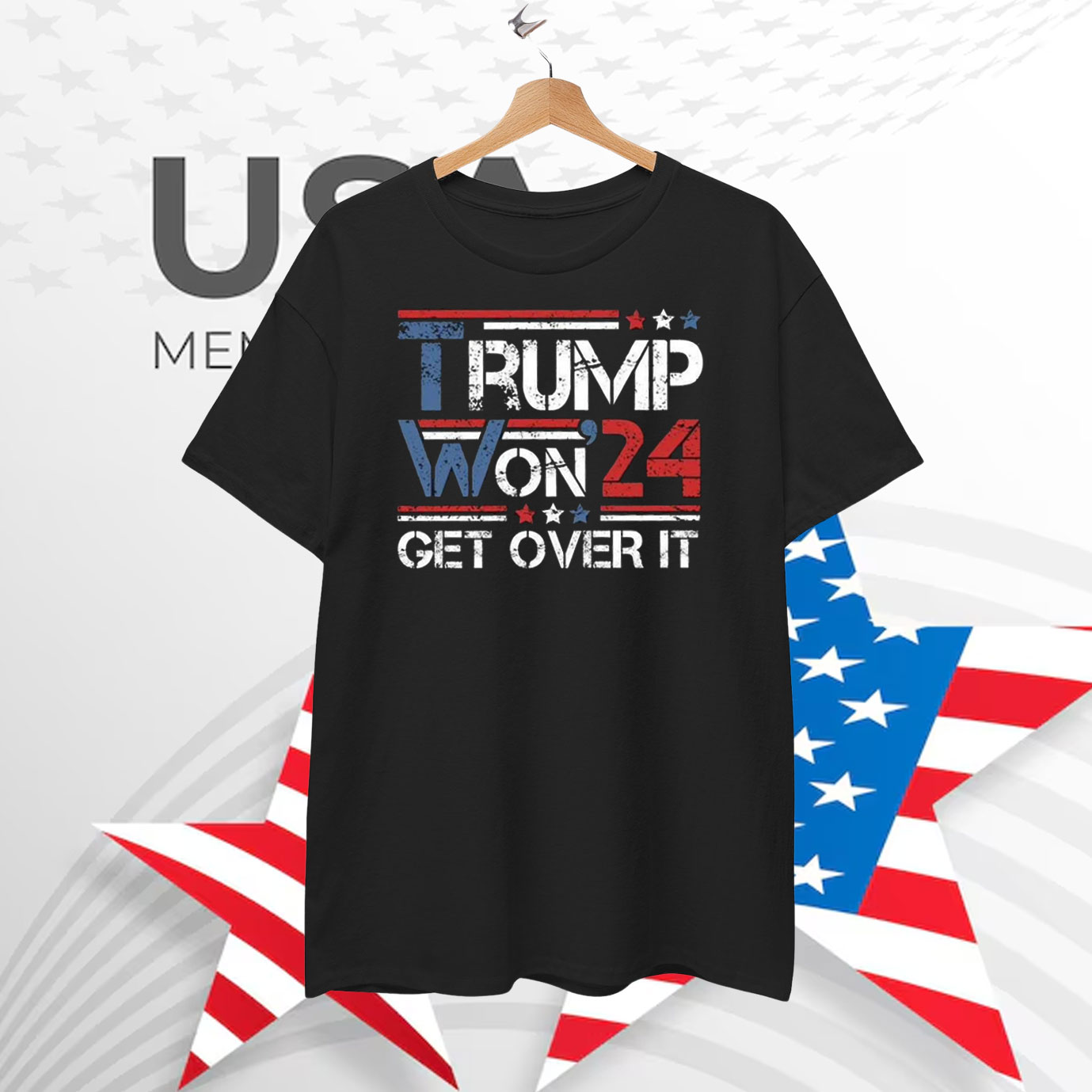 Trump Won'24 Get Over It Unisex Shirt