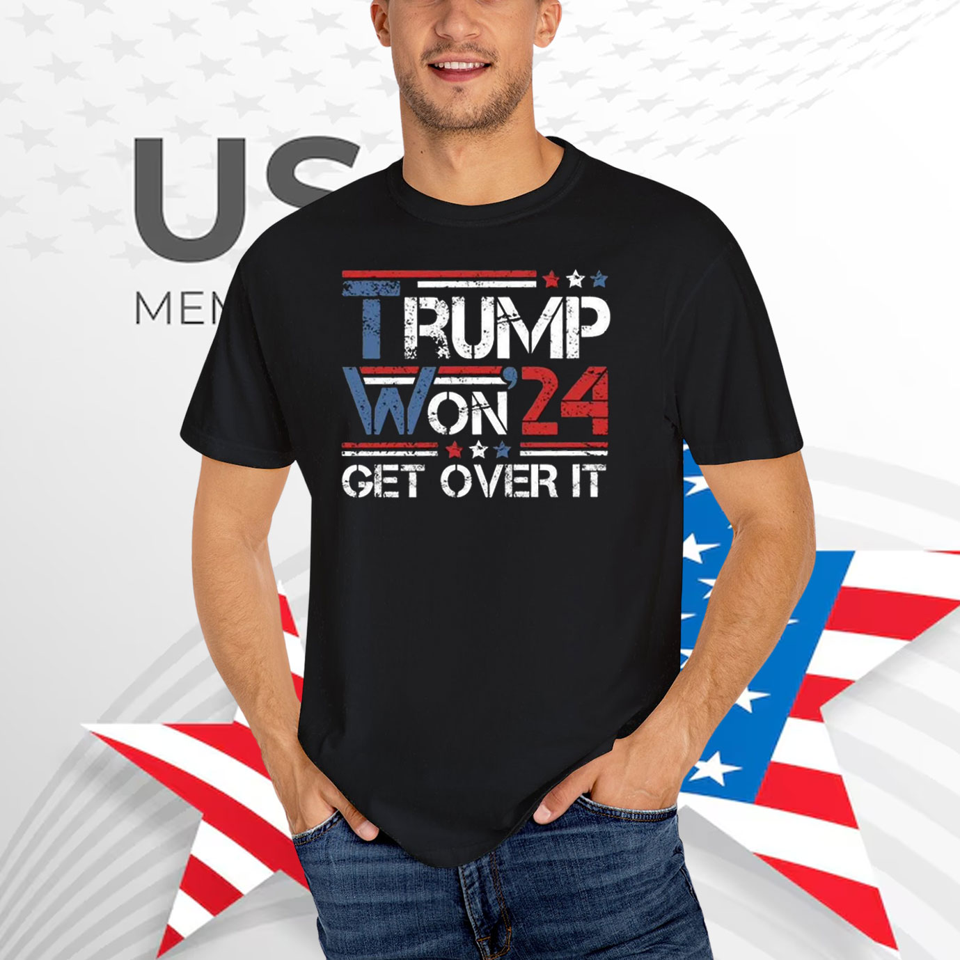 Trump Won'24 Get Over It Unisex Shirt