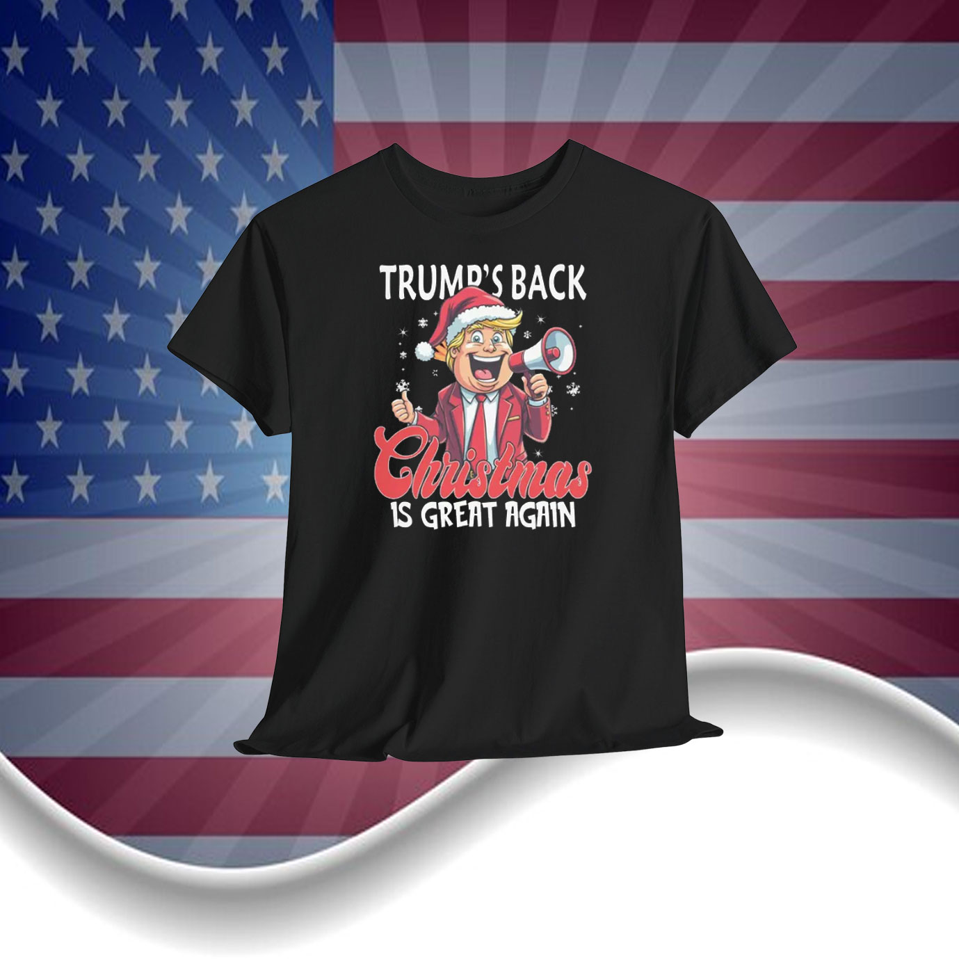 Trump's Back Christmas Is Great Again 2024 Shirt