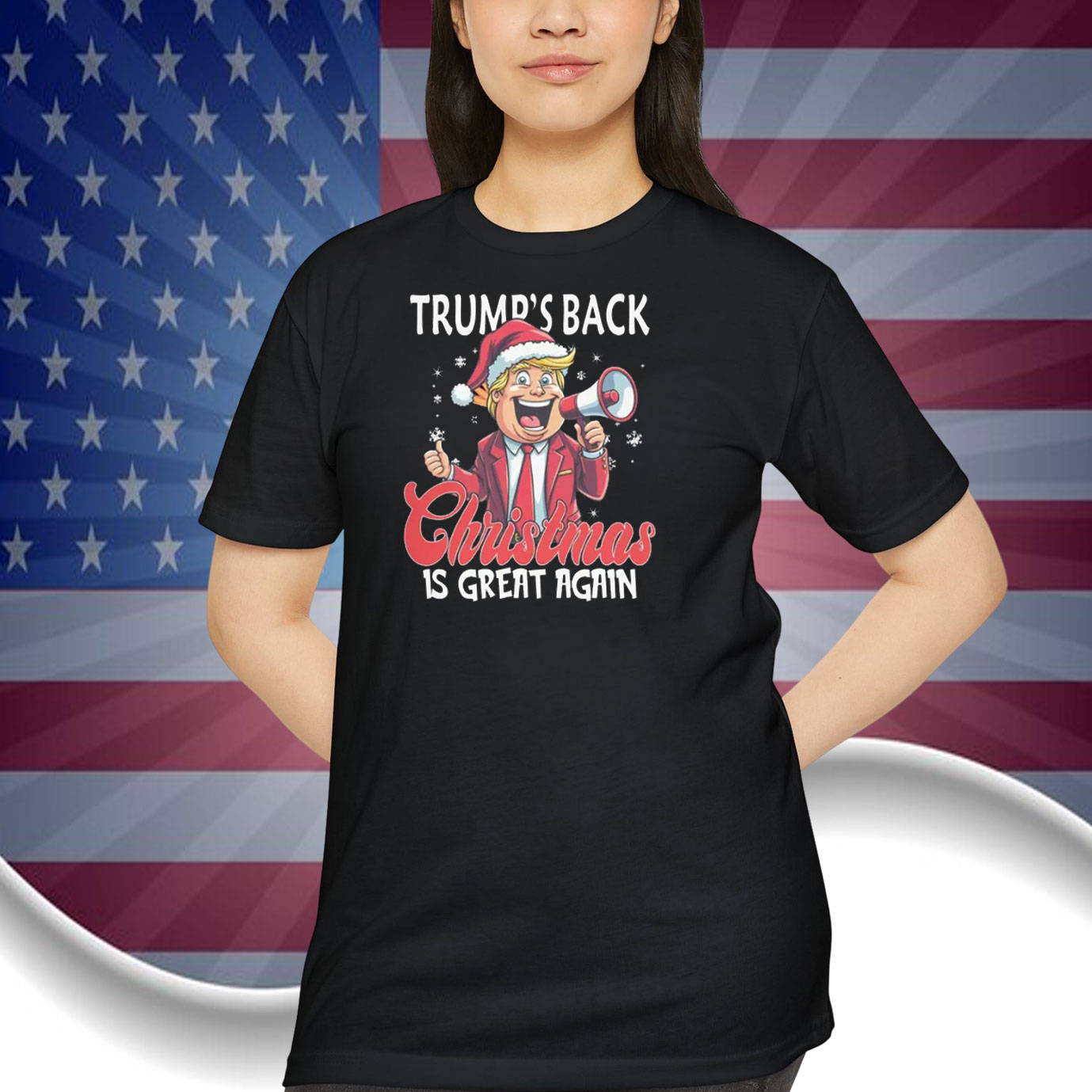 Trump's Back Christmas Is Great Again 2024 Shirt