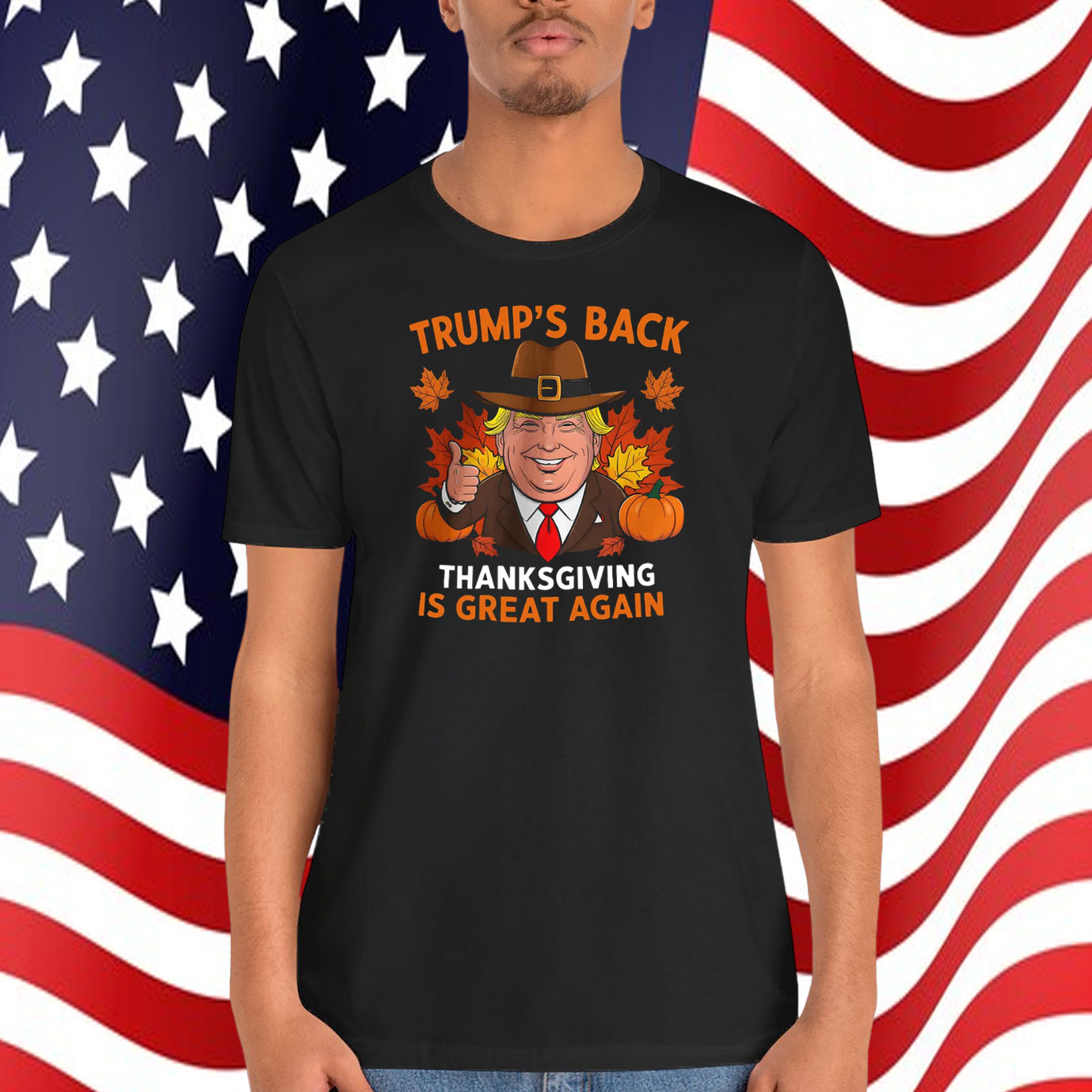 Trump's Back Thanksgiving Is Great Again Shirt