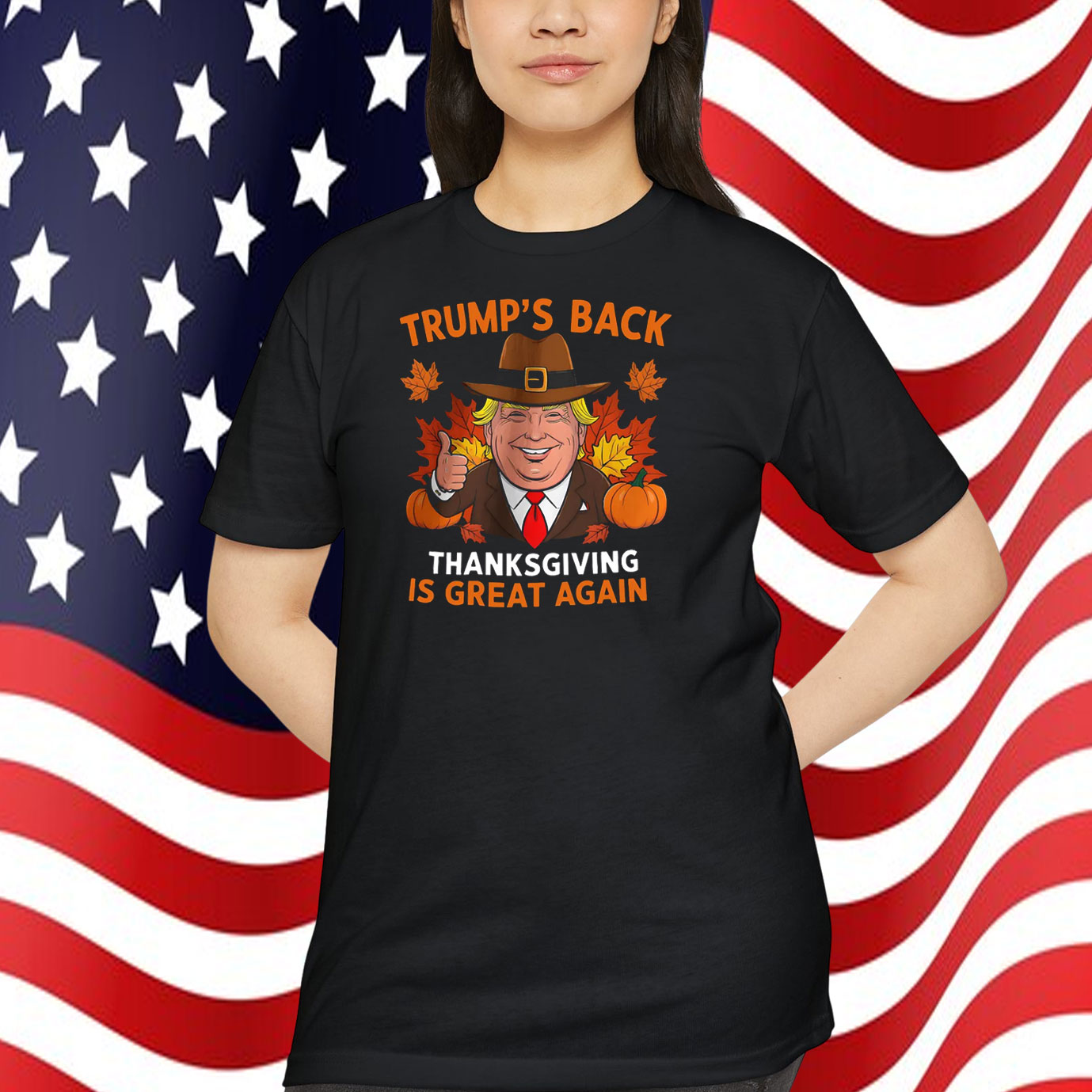 Trump's Back Thanksgiving Is Great Again Shirt