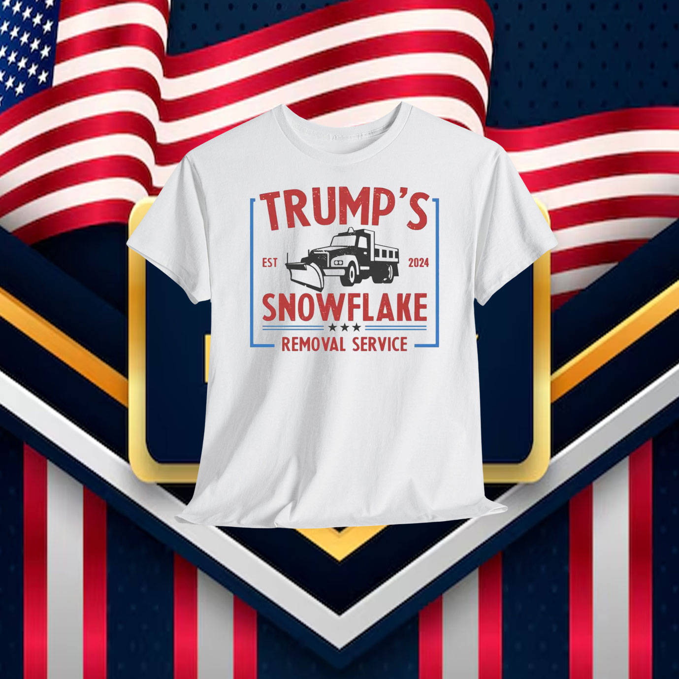 Trump's EST 2024 Snowflake Removal Service Shirts