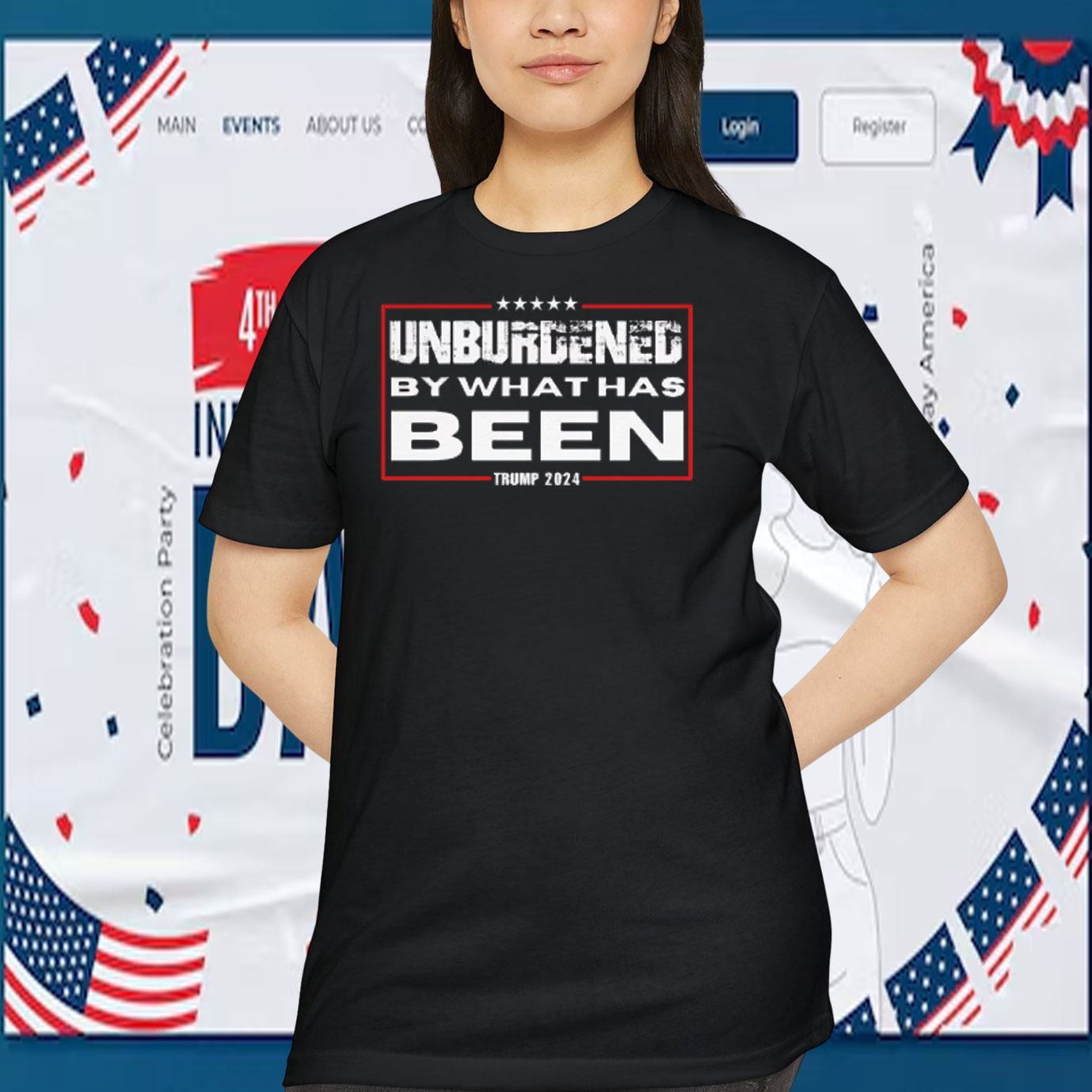 Unburdened By What Has Been Trump 2024 America Shirt