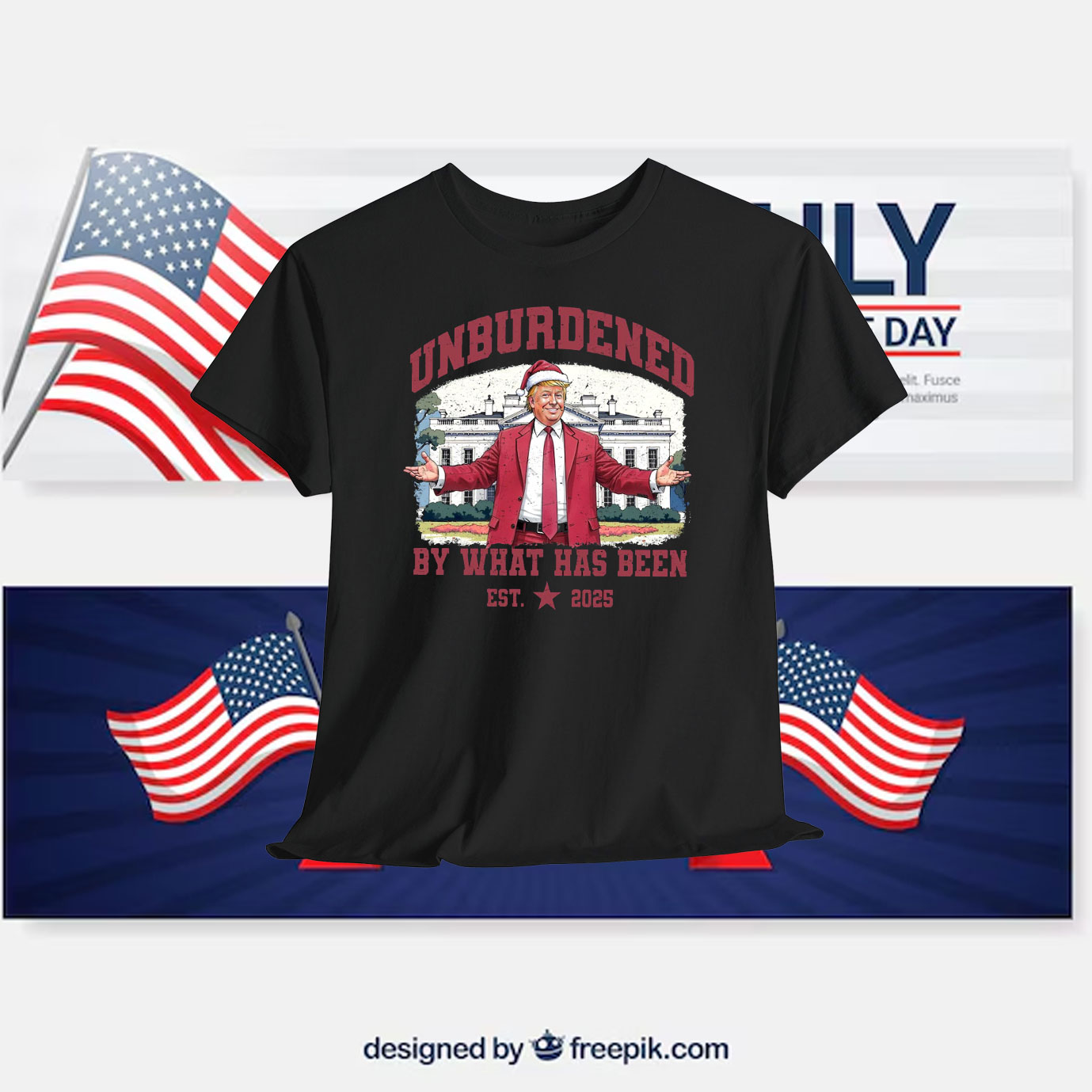Unburdened By What Has Been Trump 2025 Shirt