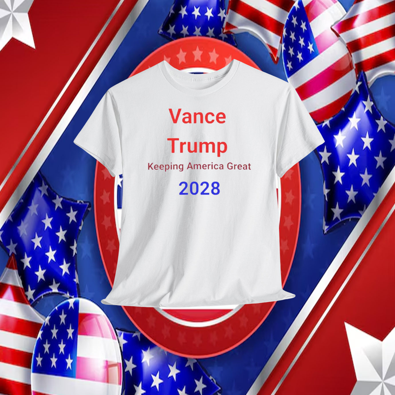 Vance Trump Keeping America Great 2028 Shirt