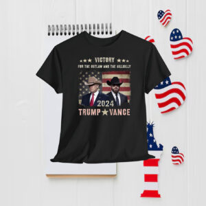 Victory For The Outlaw And The Hillbilly Trump Vance 2024 Shirt