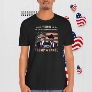 Victory For The Outlaw And The Hillbilly Trump Vance 2024 Shirt
