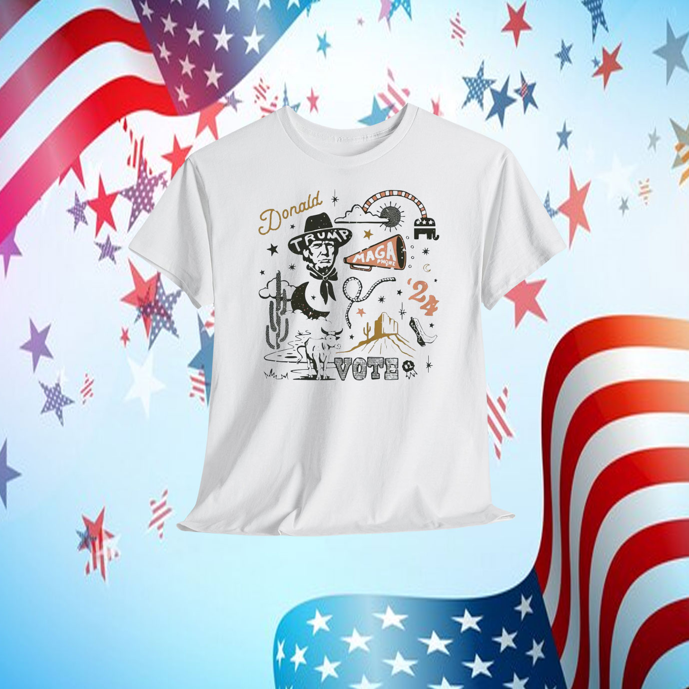Vote Donald trump shirt MAGA '24 Shirt