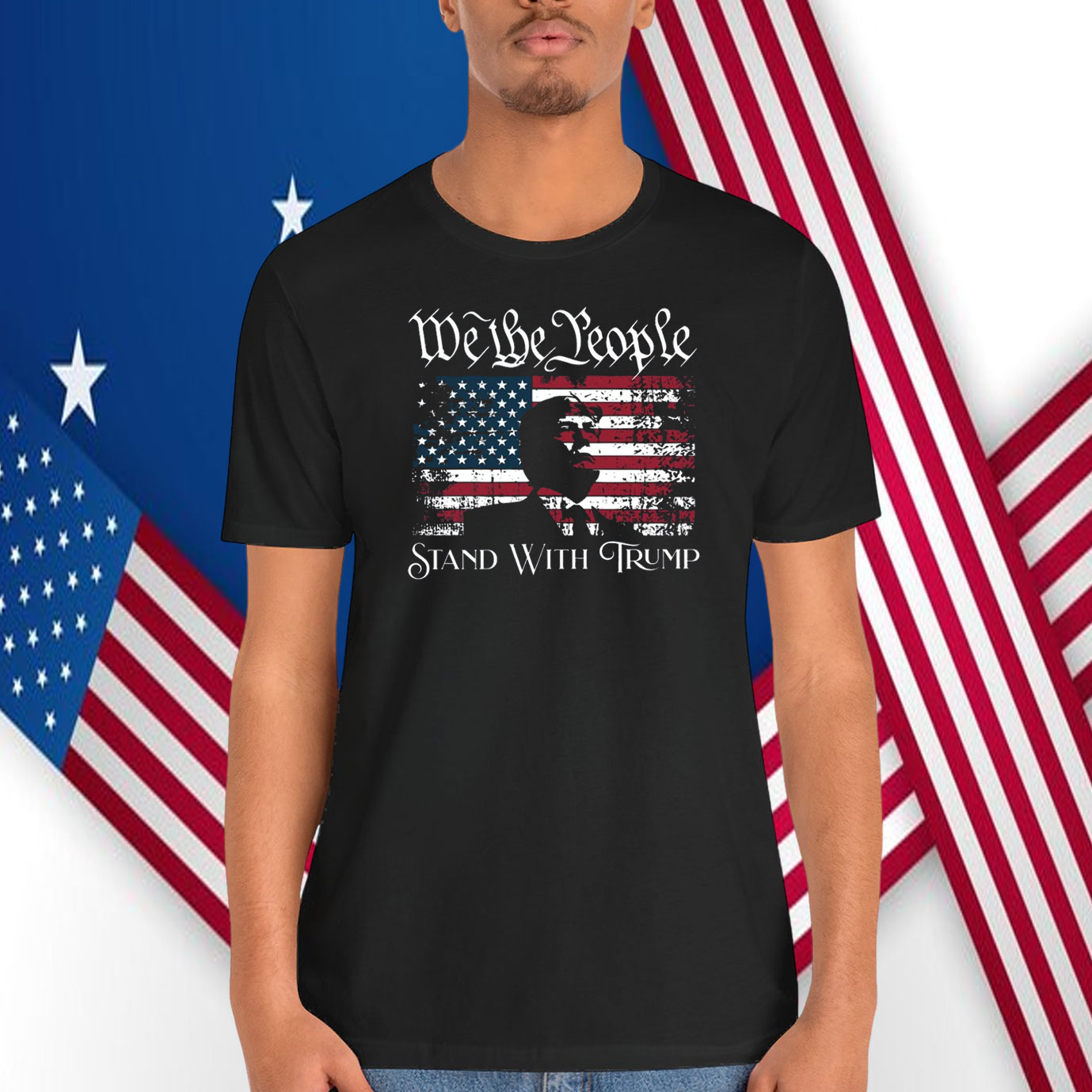 We The People Stand With Trump America Shirt