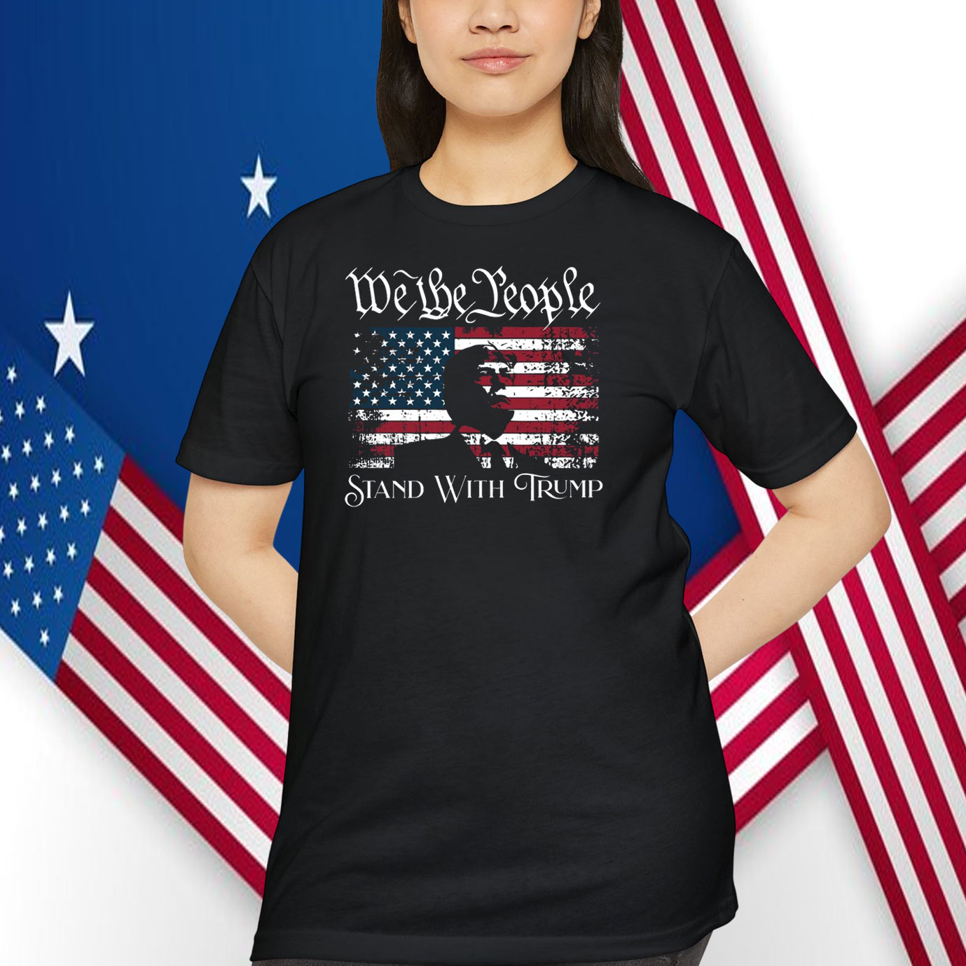 We The People Stand With Trump America Shirt